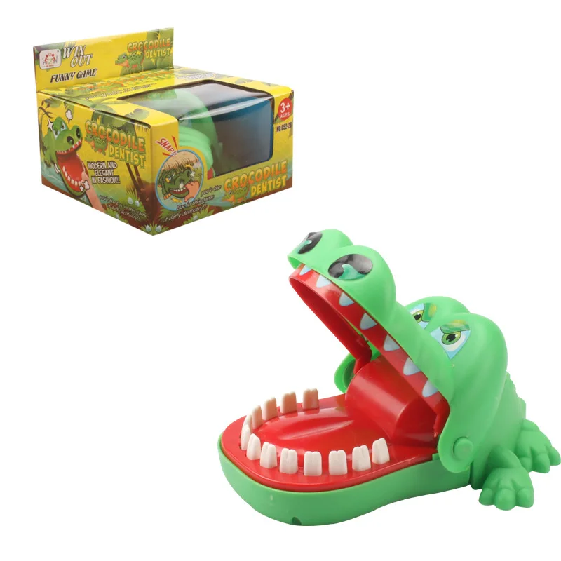 Cartoon Crocodile Biting Fingers Children\'s Prank  Toy Biting Hands Crocodile Parent-child Interaction Toy