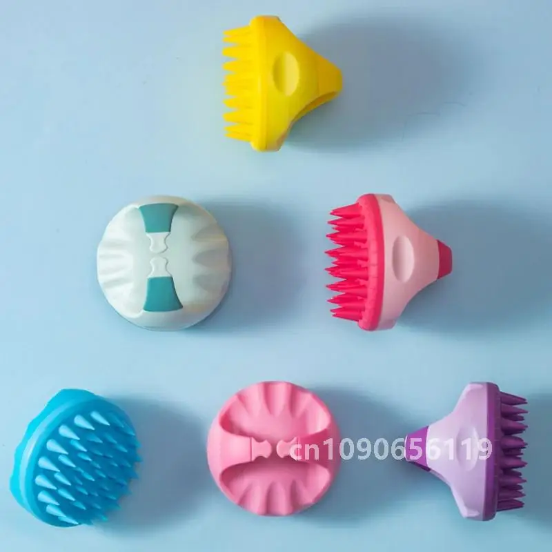 Portable Silicone Shampoo Brush Scalp Massager Clean Scalp Multifunctional Bath Massage Brush Shower Brush Comb Hair Care Tool