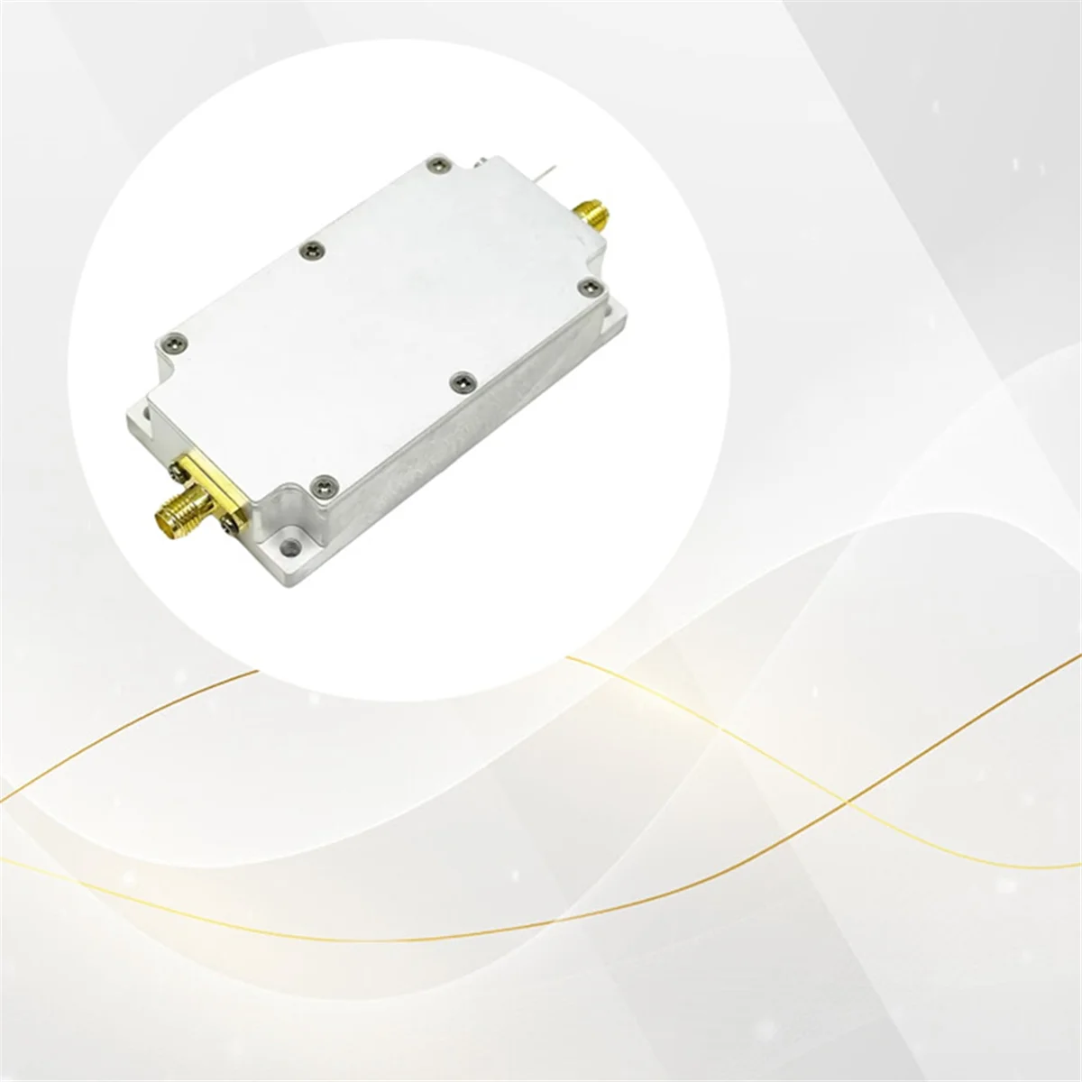 SMIEA 2.4GHz RF Power Amplifier 2.3-2.6GHz 10W Power Module 40dB Gain for GNSS Receiver WIFI Drone Satellite Signal Radio