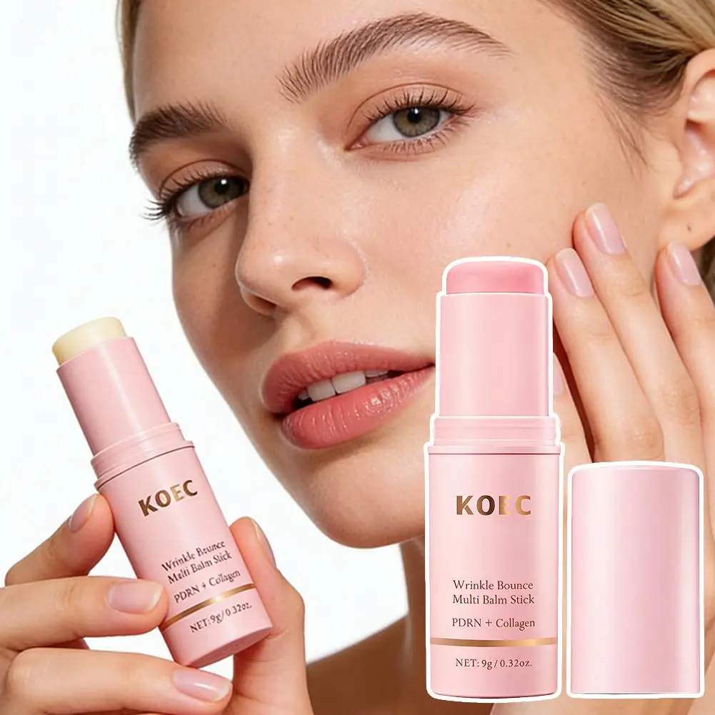 Zdjęcie 6: KOEC Wrinkle Bounce Multi Balm Stick PDRN Collagen Przeciwzmarszczkowy Balsam w Sztyfcie Nawilżający Ujędrniający Redukujący Zmarszczki Przenośna Pielęgnacja Skóry