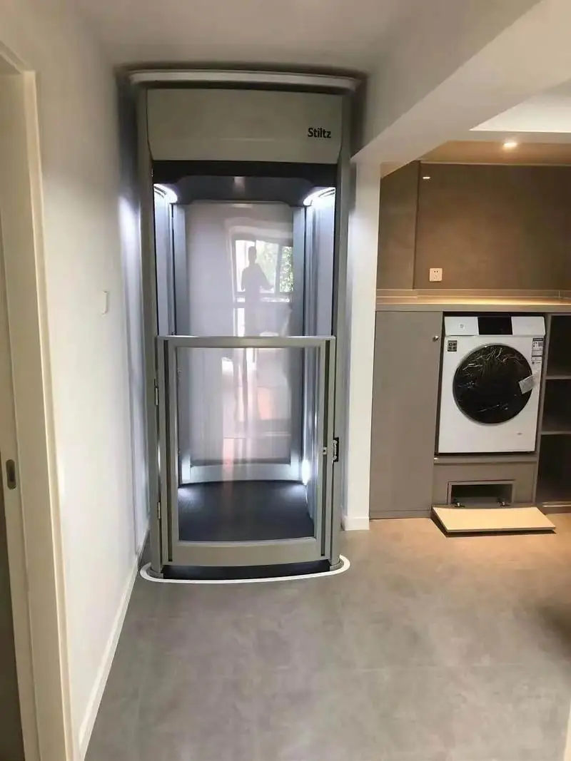 small capsule elevator is suitable for indoor rooms with two floors