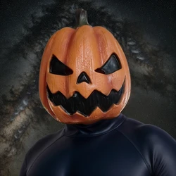 1PC Pumpkin Head Mask for Halloween Scary Pumpkin Mask for Adult Jack o Lantern Mask Pumpkin Head Costume to Wear