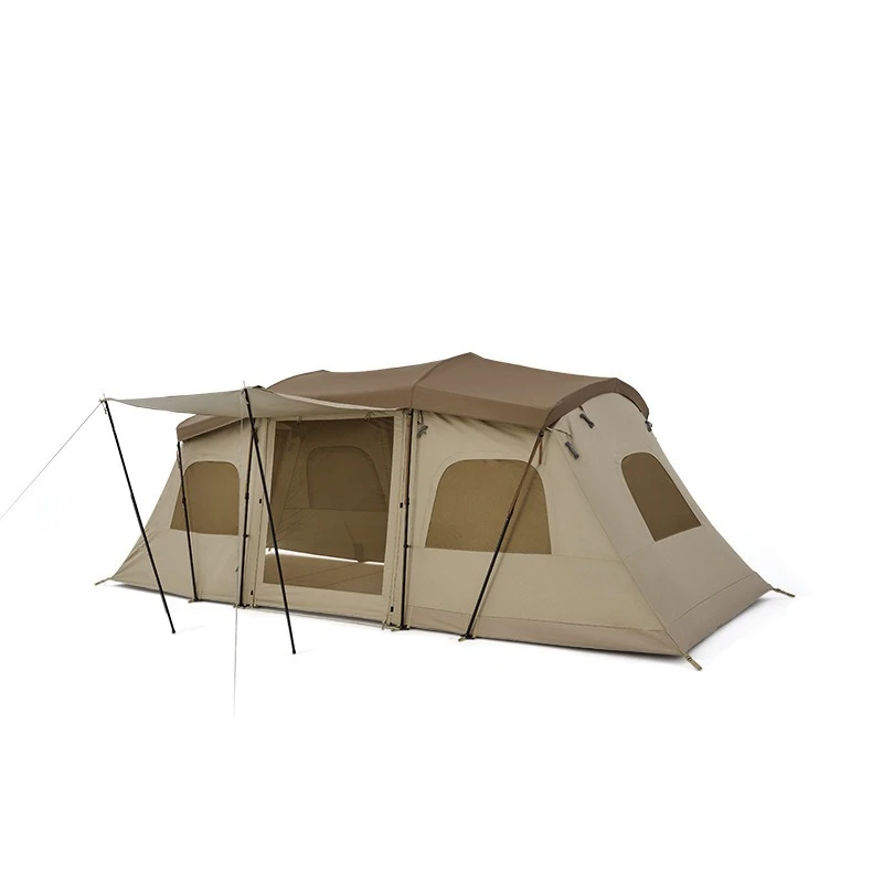 

Quickly open the tunnel, outdoor thickened rainstorm protection 5-8 people camping tent one room one living room family pole