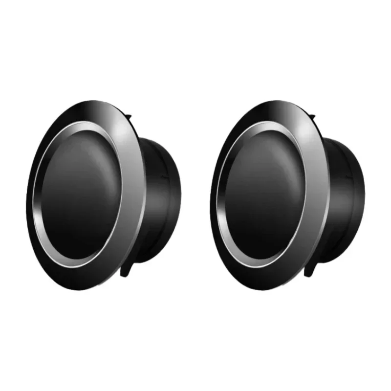

Home Improvement ABS Ventilation Port 75mm Black Disk Easy Install Exhaust Vent Suitable For Bathroom Suitable For Kitchen