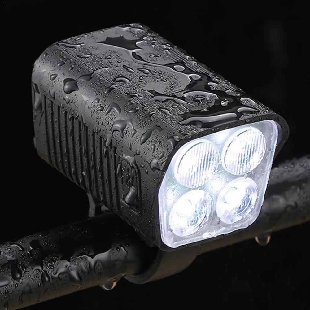 Bike Light Headlight Bicycle Flashlight LED USB Rechargeable Torch Cycling Front Lamp High Beam Accessories