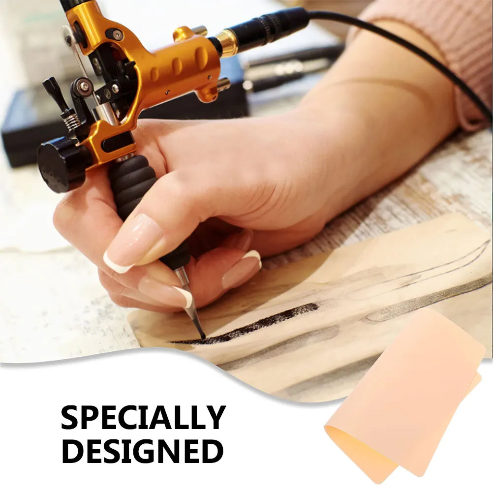 

10Pcs Tattoo Practice Silicone Fake Skin for Tattooing Eyebrow Microblading Lip Lip Microblading Practice