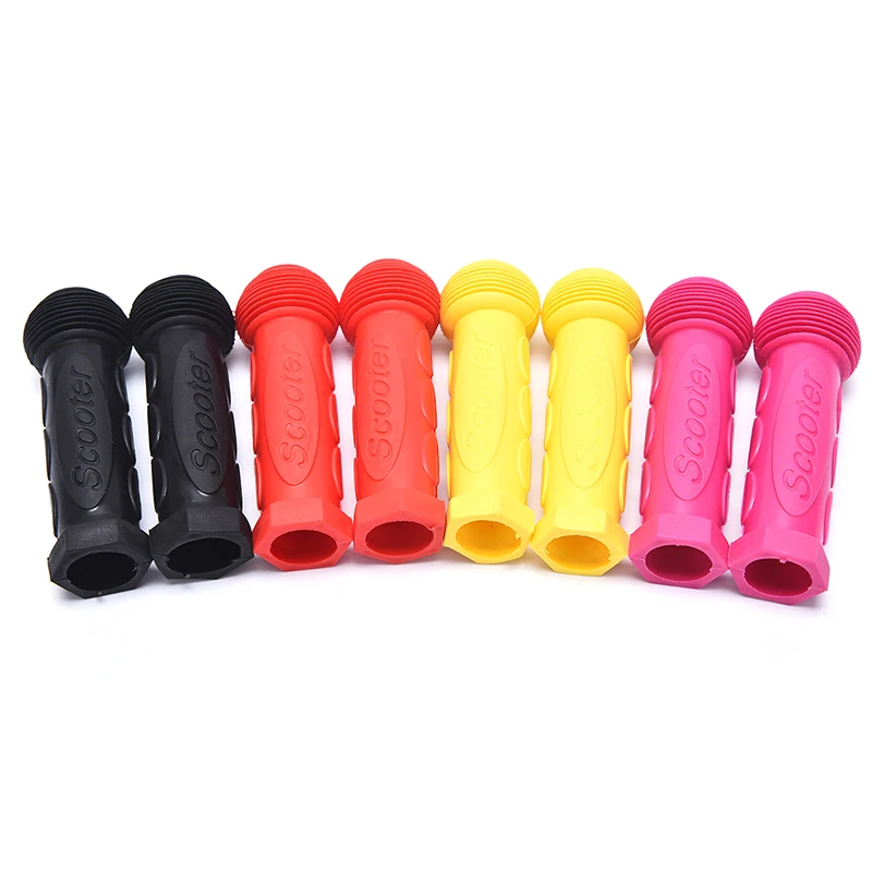 1 Pair Children Bike Bicycle Rubber Skateboard Scooter Handlebar Grips Anti-slip