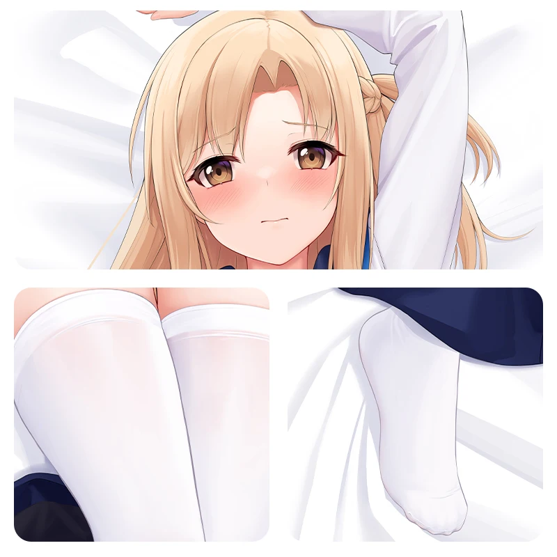 Asuna Dakimakura Sword Art Online Anime Sexy Pillow Case Hugging Cushion Cover Full Body Pillowcase Home Bedding Decor Gift