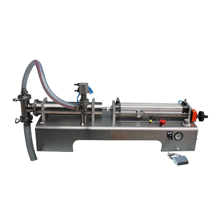 New semi-automatic electric liquid high-precision single-head oil filling machine with reliable motor