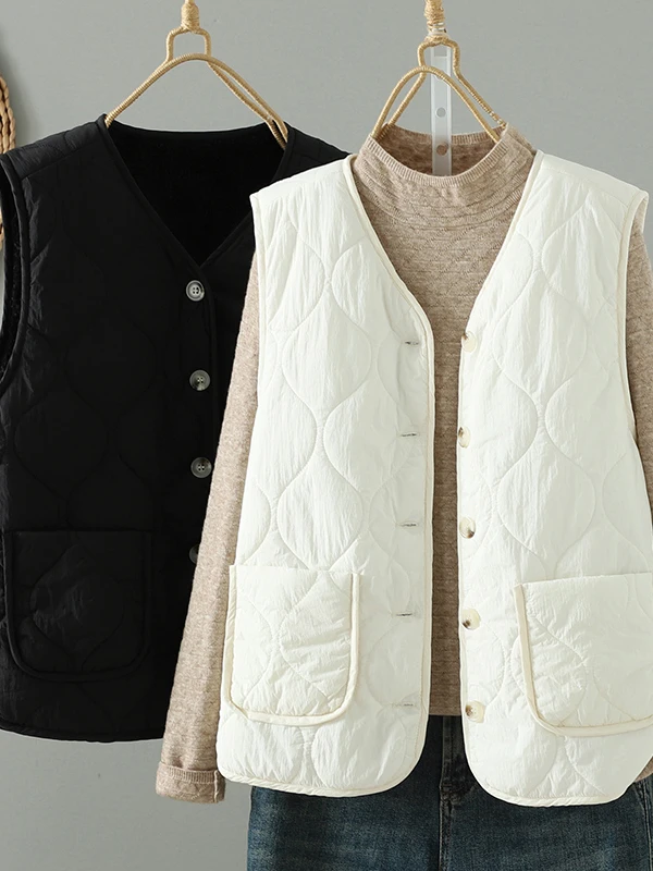 

Повседневный стеганый жилет из искусственного меха ягненка, женский осенне-зимний жилет на подкладке, внутренний жилет Jaet