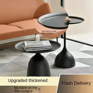 Mesa lateral com sofá K-Star, leve minimalista, mesa de café pequena luxuosa, mini criativo moderno, mesa de canto para sala de estar, tamanho pequeno, 2024 6 principais vendas mesa cafe luxo - №2