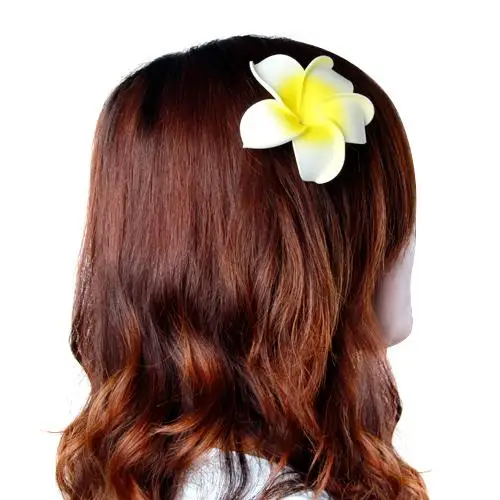 Hawaiian Plumeria Frangipani Foam Flower Women\\\\\\\\\\\\\\\'s Hair