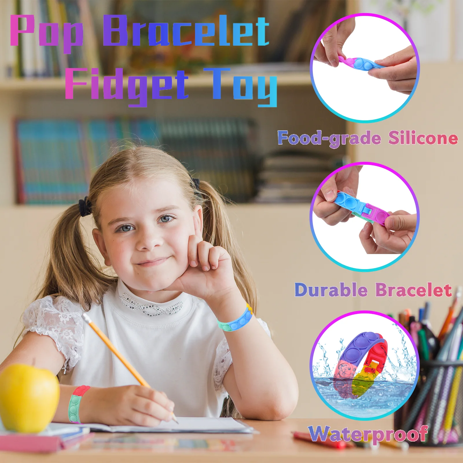 Party Favors Pop Fidget Toys for kid Birthday Classroom Prizes Back to School Fun Trinkets Gifts for Students image 5