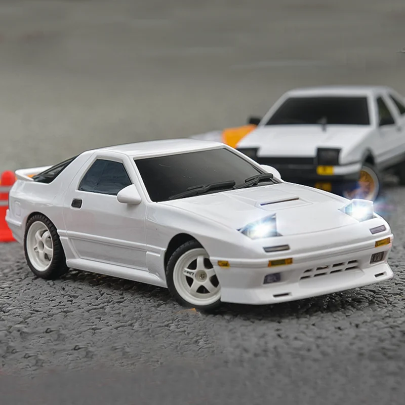 2.4G LD1802 RX7 RTR 1/18 ESP Gyroscope RC Car Drift Vehicles LED Lights Full Scale Controlled Model Children Toy Gifts