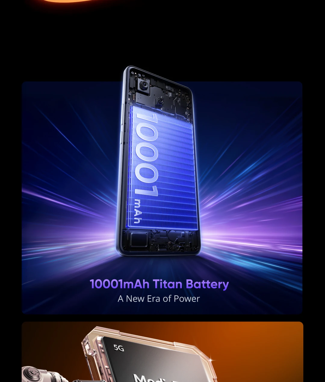 realme P4 Power 5G Smartphone Dimensity 7400 Ultra Chipset 6.8" 144Hz AMOLED Display 10001mAh Battery 50MP Sony OIS Camera NFC