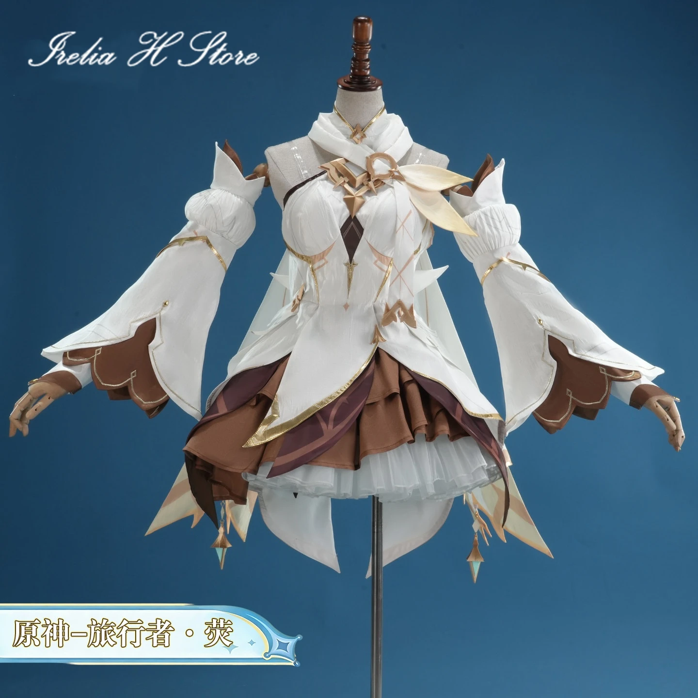 

Irelia H Genshin Impact Lumine Cosplay Costume Game Lumine Lovely dress Halloween Costume Female
