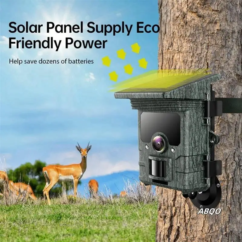 

50MP 4K Video Trail Camera With Night Vision,0.3S Motion Activation,Waterproof For Outdoor Huntingand Garden Monitoring