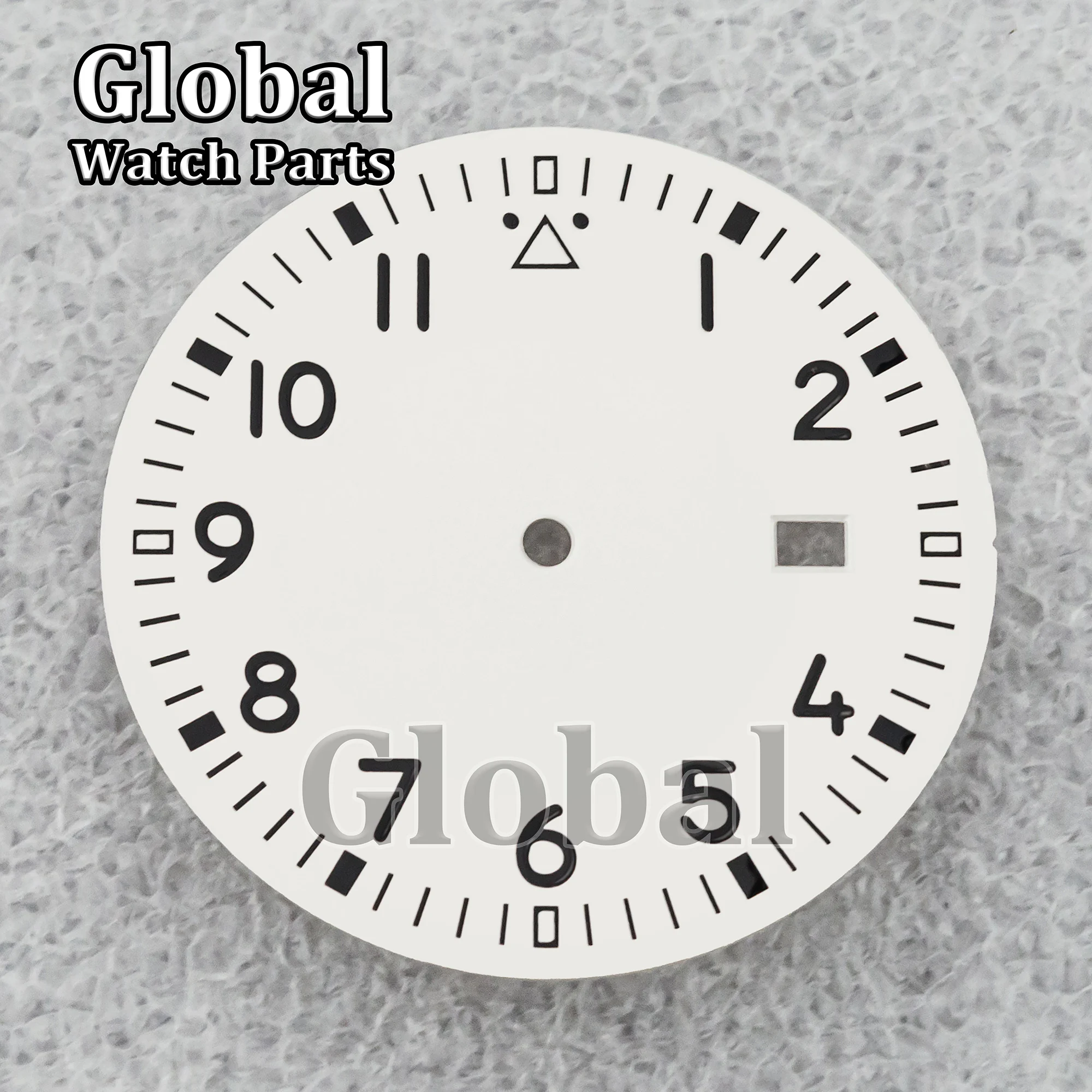 Green Luminous Watch Dial Watch Modification Accessories Made Available For Mark XX Applicable Model For NH35 NH36 Movement