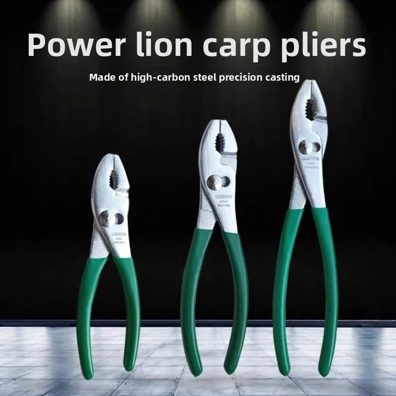 Power Lion Multifunctional Slip Joint Pliers 6 8 10 Inch WNS506E 508E 5010E High Quality Clamping Pliers for Various Tasks