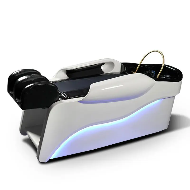 

Luxury Modern Automatic Electric Spa Hair Treatment Shampoo Bed Shampoo Massage Chair Face Steamer Beauty Salon