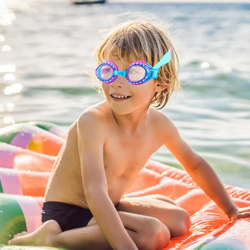 

Underwater Anti-Fog Glasses Anti-fogging Eye Protection Silicone Swim Goggles UV Protection Pool Eyeglasses For Water Park