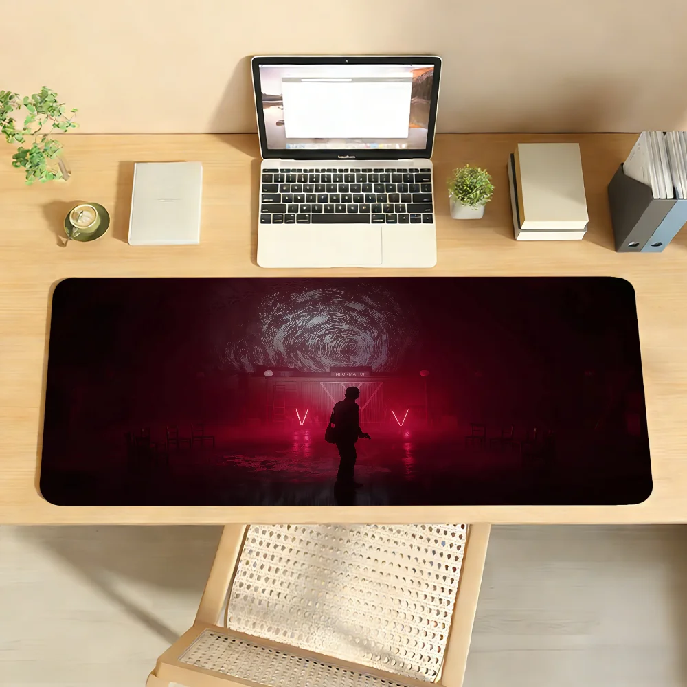 Tapis de souris A-Alan W-WakeS 2 antidérapant avec bord verrouillable, tapis de bureau pour PC portable, accessoires en caoutchouc, tapis de jeu pour clavier de bureau 350x900x3mm