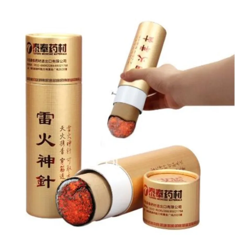 High quality genuine bold moxa five-year old safflower plus  big strips thunder fire moxibustion strip 4cm*20cm  H0160