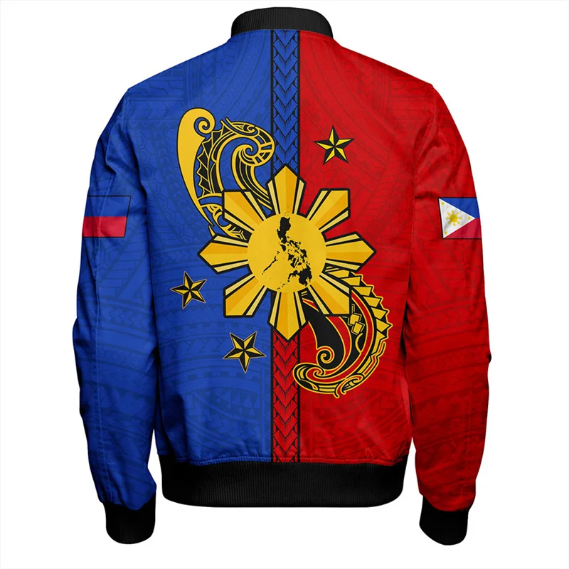 

Harajuku 3D Printing RepublicOf The Philippines Flag Jacket Philippines Happy IndependenceDay Graphic Jackets Cool Mens Clothing