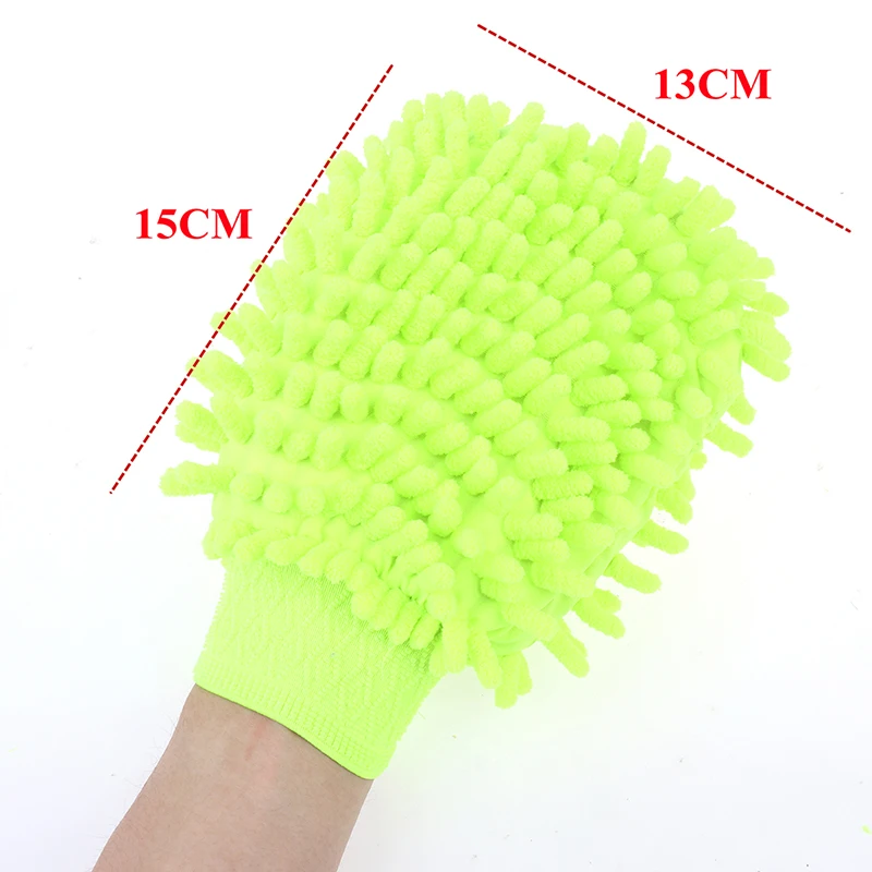 قفازات غسيل السيارات من المايكروفايبر ، قفاز ، شبكة ناعمة ، ألياف فائقة الدقة ، شنيل #5