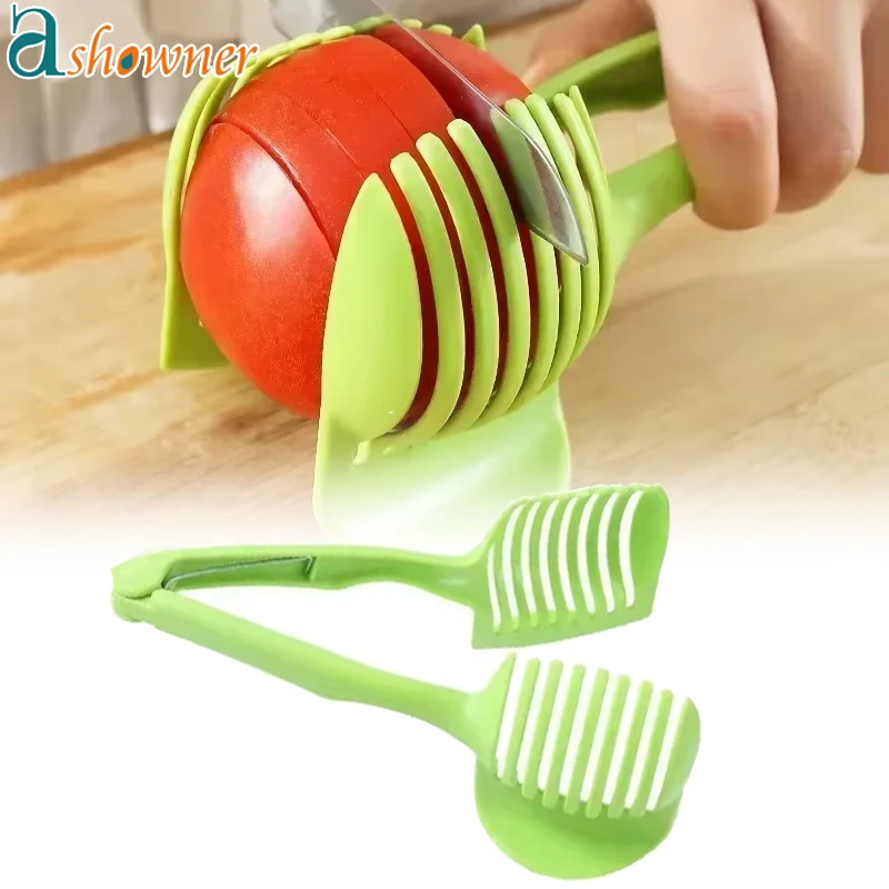 5Pcs Kitchen Lemon Slicer Handheld Fruit Slicer Kitchen Utensils Knife Accessories Multifunctional Quick Slicing Machine