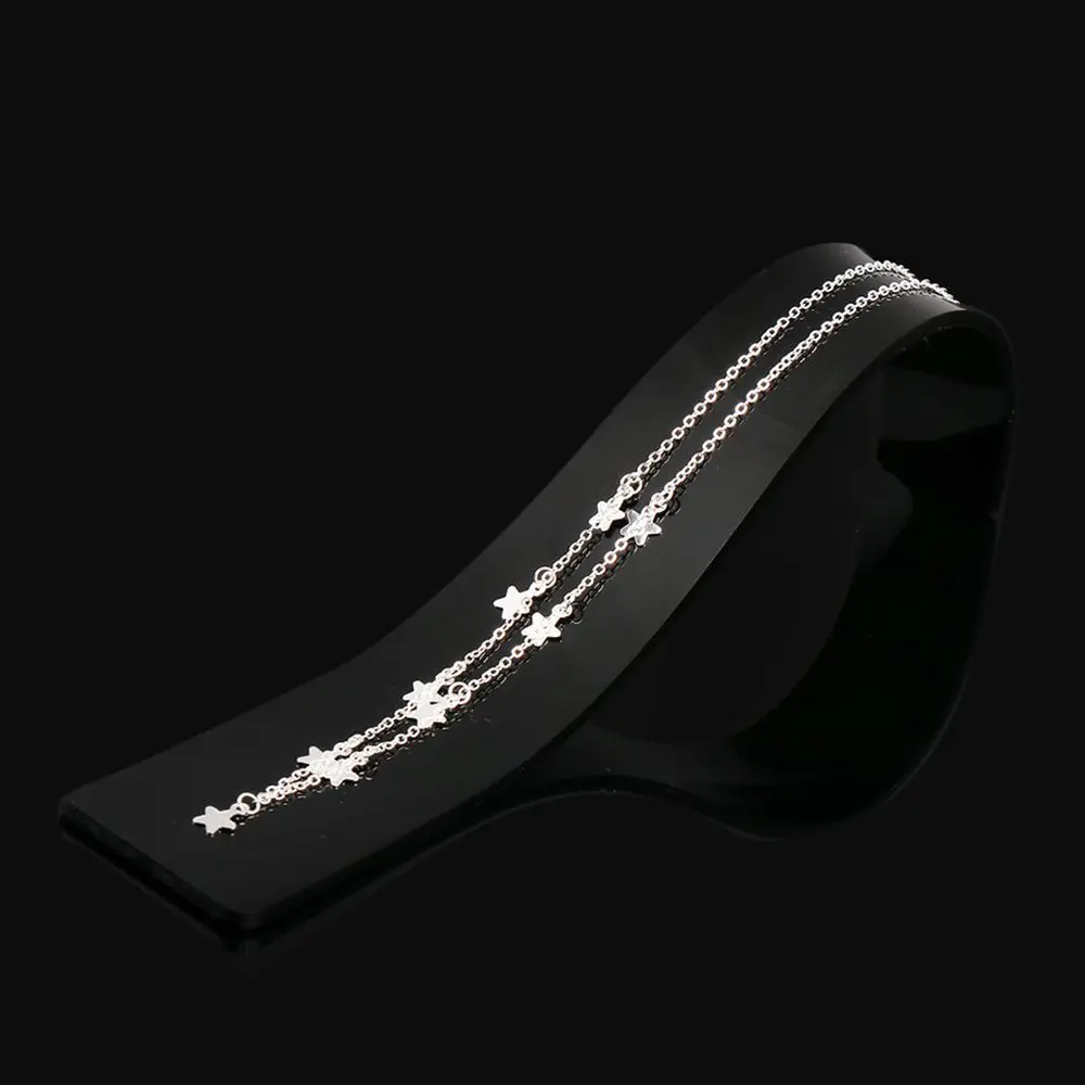 Curved Shape Accessories Counter Stand Show Case Exhibitor Jewellry Stand Bracelet Holder Watch Display Necklace Organizer