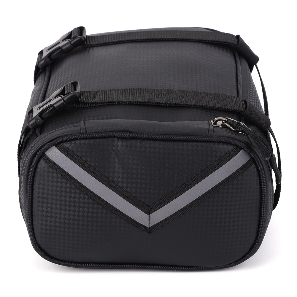 دراجة المقعد الخلفي حقيبة سعة كبيرة الدراجة المقعد الخلفي السرج الحقيبة قابل للتعديل دراجة نارية السلة جذع حقيبة دراجة نارية الملحقات