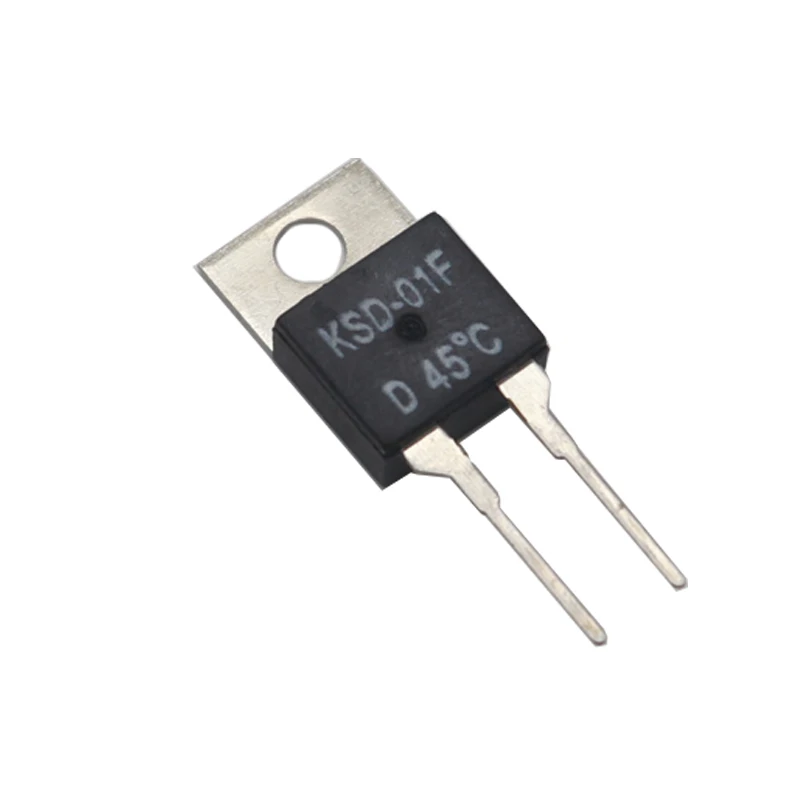 【5-1PCS】40C 45C-135C DegC NC Normally Closed NO Normally Open 1.5A Thermal Switch Temperature Sensor Thermostat KSD-01F JUC-31F