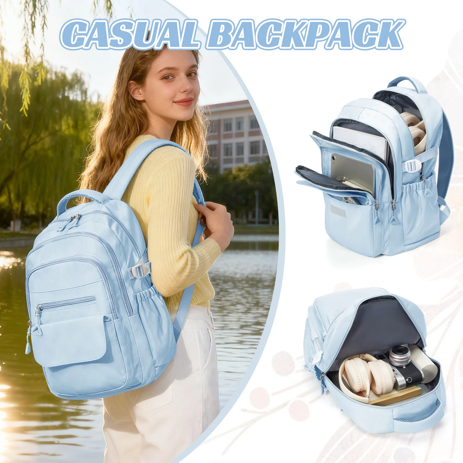 

New School Backpack Women New Female Fashion Bag Girls Laptop Backpacks Teenage Bookbag Travel Bag College Large Capacity pack