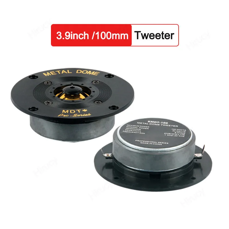 1PCS 100mm 15W Tweeter 25 Core Magnetic Audio Speakers Driver Long Stroke Tweeter for Car DIY Speakers Spare Part