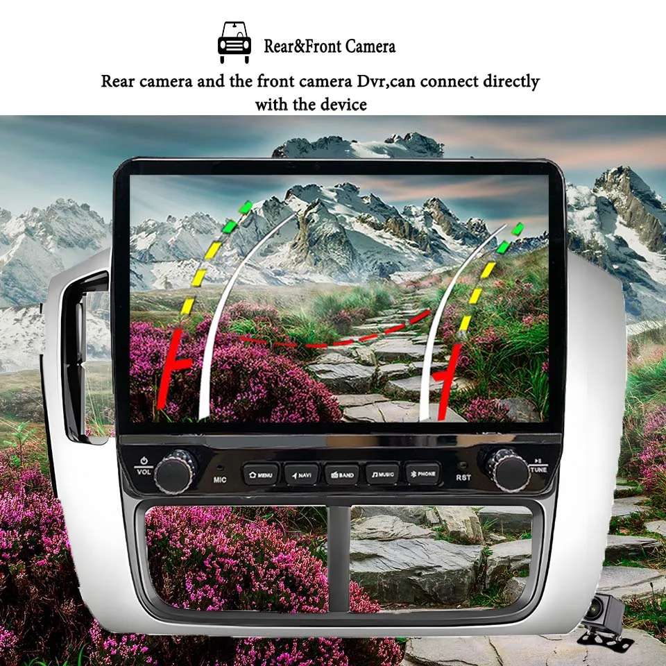 8Core 8G+128G Car Radio FM AM Audio Video Stereo DVD Cassette For Honda Pilot 2005 - 2008 GPS Navigation Car intelligent systems view 4