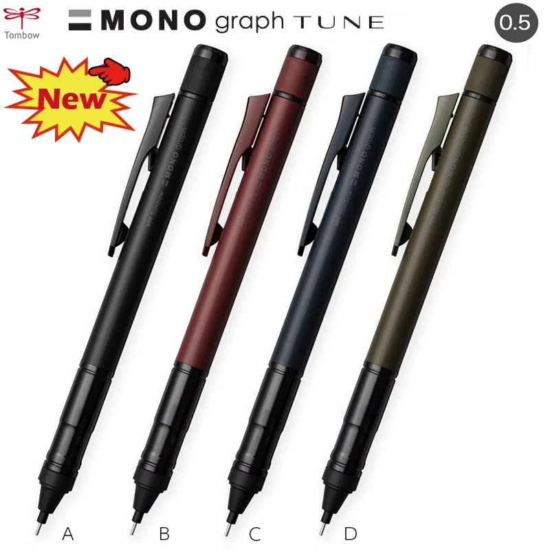 

Tombow Monograph Tune Mechanical Pencil,0.5 Press/Shake To Lead Stable Writing Not Easy Break for drawing,writing,draft Art Tool