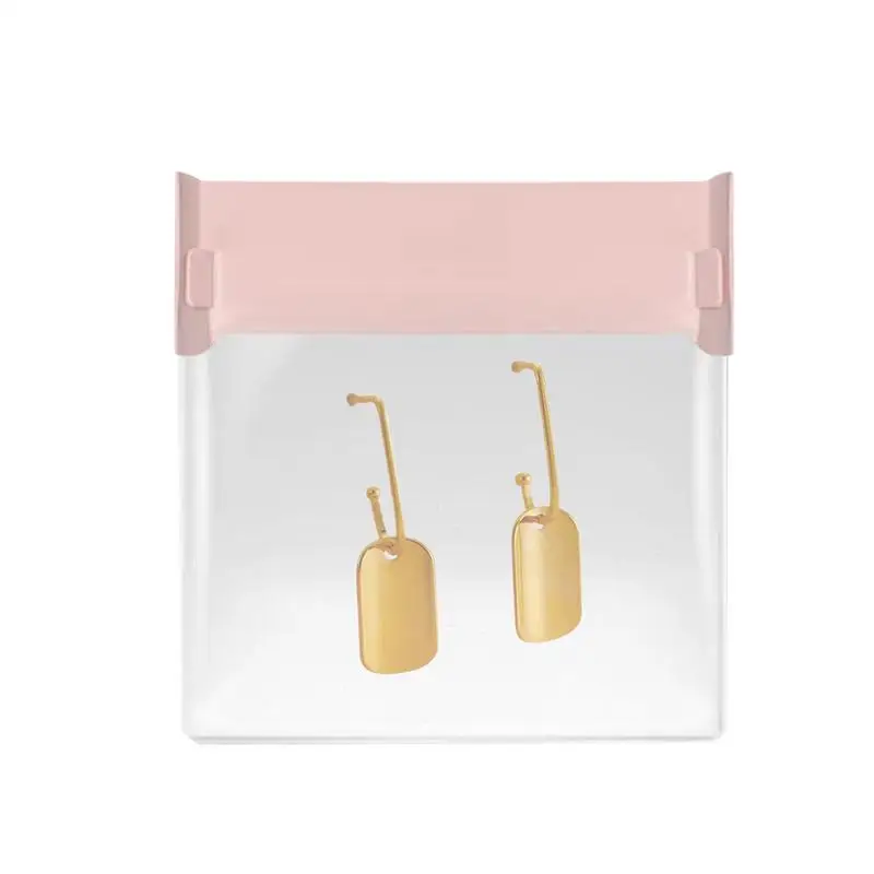 Ambalaj için kapatılabilir çantalar Temiz Suya Dayanıklı Konteyner Seti Kendinden Sızdırmazlık Takı Çantası Takı Malzemeleri Küpe Yüzükler