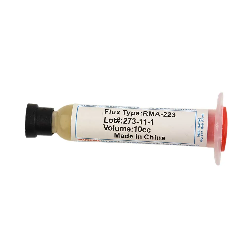 

Grease Soldering Paste Non-Cleaning Phone RMA-223 Reballing Resinic Tool 10*10ml Volume 10cc Advanced Computer