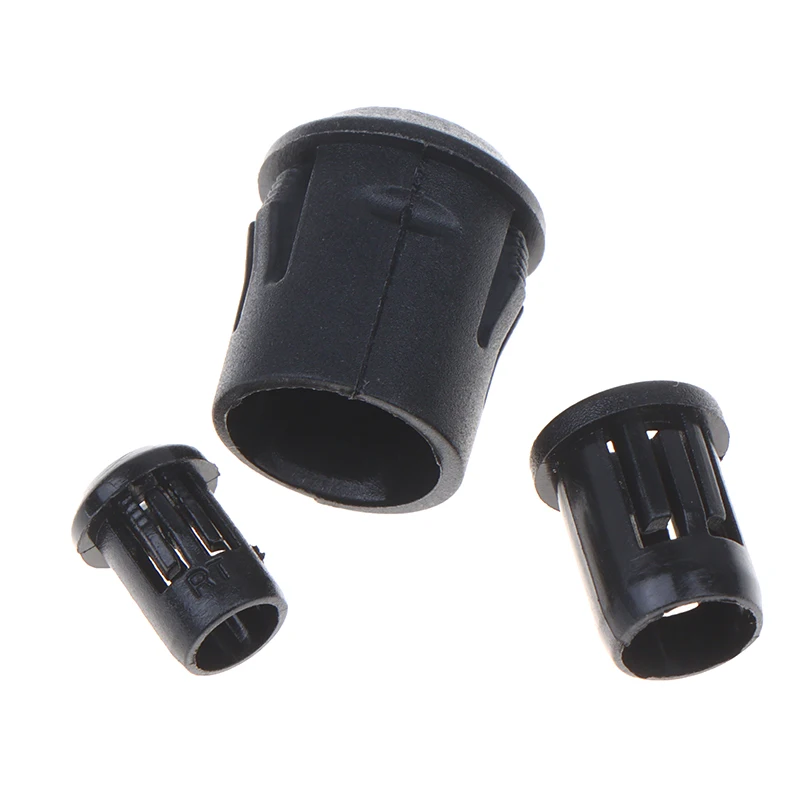 50Pcs 3mm 5mm 8mm LED Holder Lamp Diode Black Plastic Shell For LED Light Diode Pre-wired Holder Black Clip Bezel Socket Mount