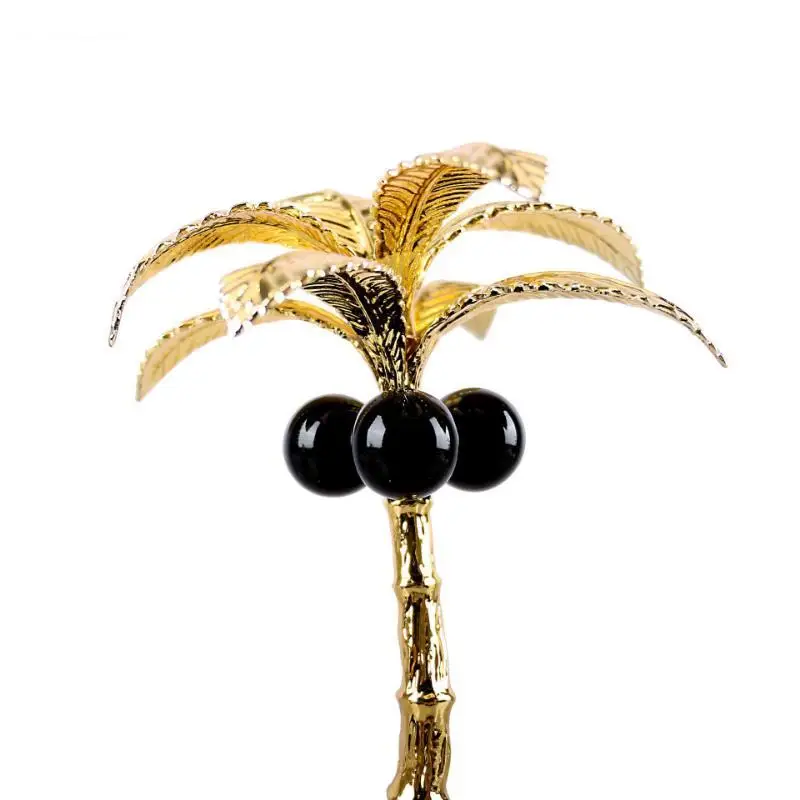 Imagem -04 - Coconut Tree Ornamento de Cristal Home Decor Acessórios Decoração da Sala Artesanato Estátua Knickknacks Escultura Figurinhas Presente