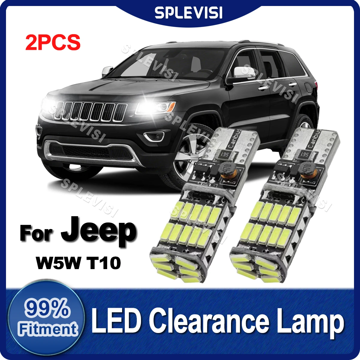 

Upgrade 2PCS T10 W5W LED Clearance Lamp Light Compatible For Jeep Compass Liberty Grand Cherokee Patriot Replace Bulbs