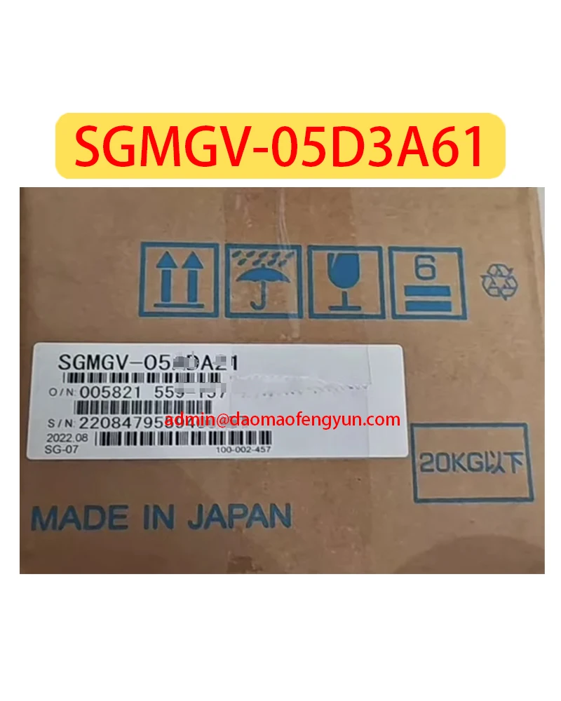 Original Genuine SGMGV-05D3A61 Brand new Servo motor，SGMGV 05D3A61，Fast shipping