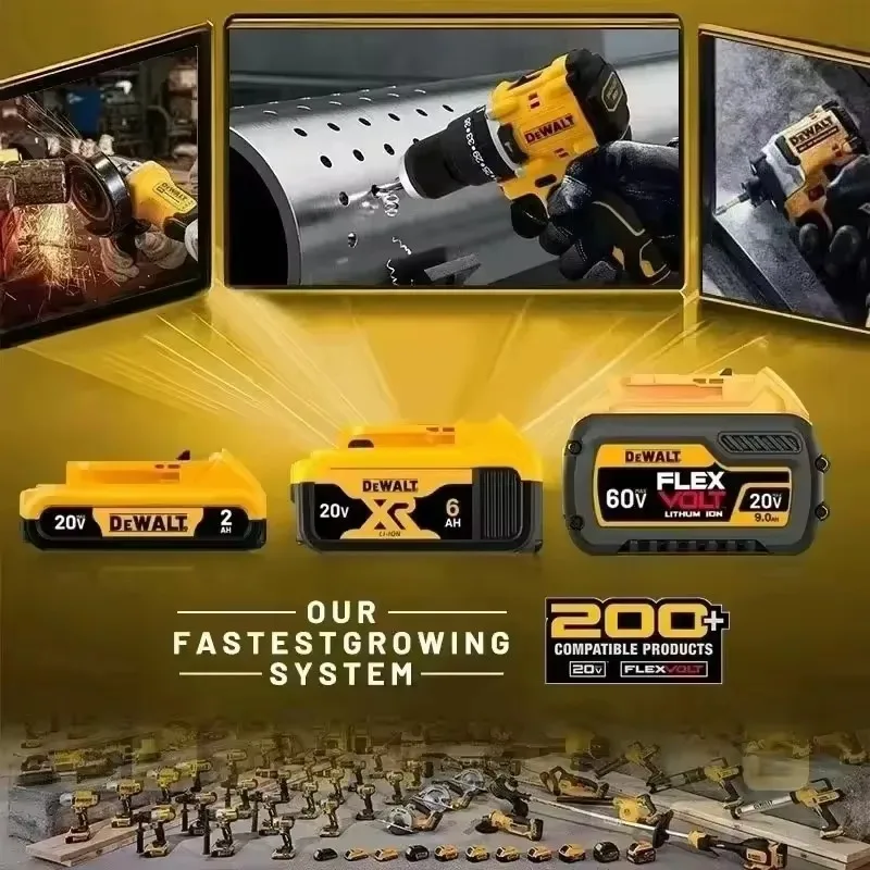 DeWALT 100% Original Battery 20V/60V 9000mAh MAX FlexVolt for DCB200 DCB205 DCB206 DCB209 DCB182 Power Tool Batteryair transport