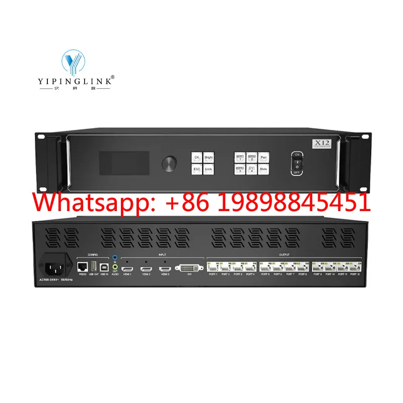 Best Price Colorlight X12 Multi-Function 4K 8K LED Display Controller 7.2M Pixels 12 Gigabit Ports Video Processor