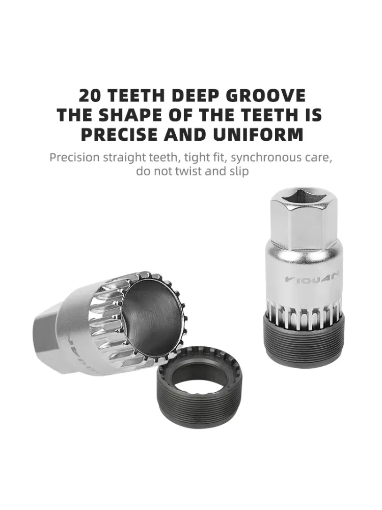 AliExpress NONE 20 Teeth Square Hole Spline Bicycle Bottom Bracket Remover MTB Road Bike Spanner Wheel Puller Bicycle Tool