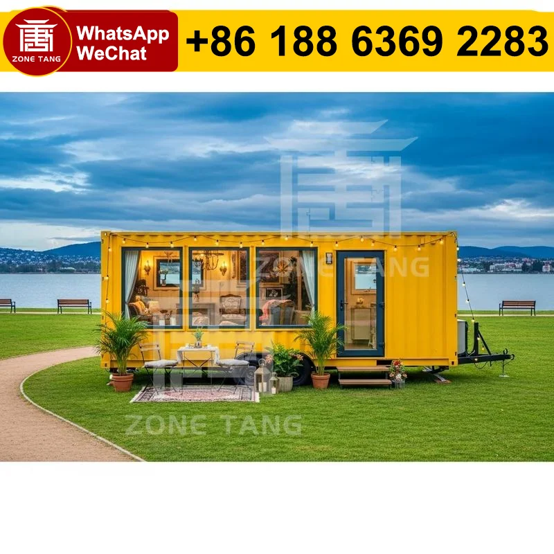 

Dining Room Earthquake Resistant Bungalow Home Temperature Control Flat Pack Home Mobile House Modular Smart Home Integration