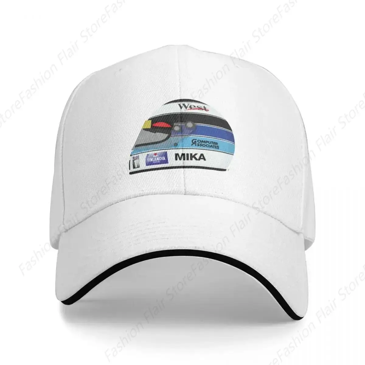 

Mika Hakkinen Baseball Cap Designer Hat Sun Cap Golf Mens Women's