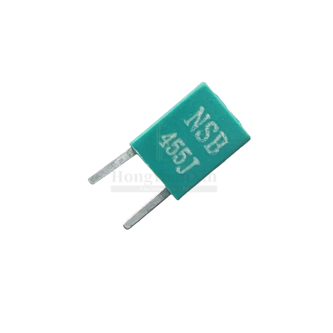 50pcs/ceramic crystal oscillator NSB455J 455K 455KHZ in-line two-pin ceramic resonator DIP-2P green