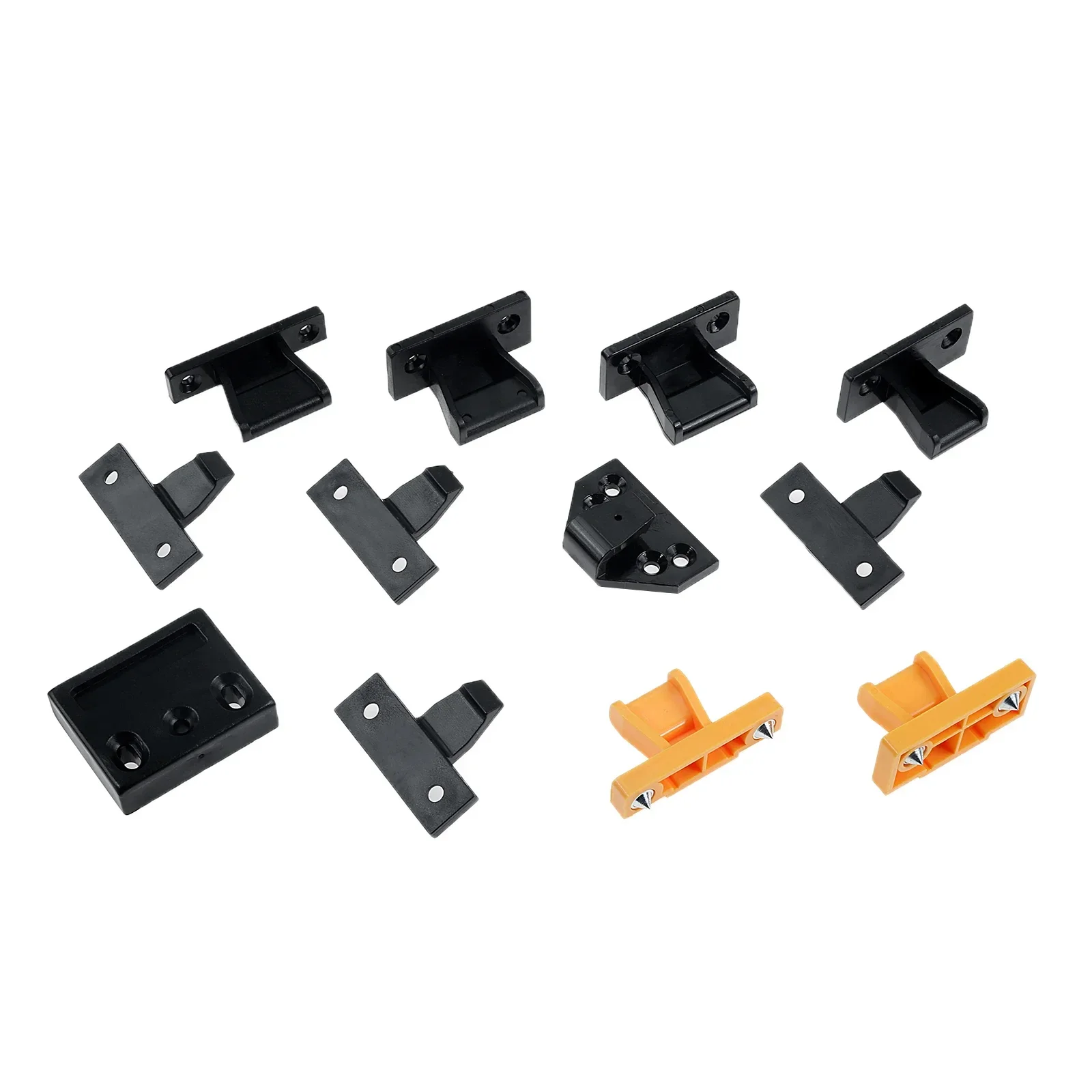 5Pcs Furniture Connector Hinge Joint Fastener Buckle Corner Brackets Kitchen Cabinet Screens Wall Bed Wood Board Shelf Support